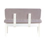 Hanah Home Vina White Soho Grey Juego de Comedor Extensible
